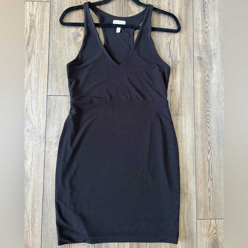 Black sexy mini dress
